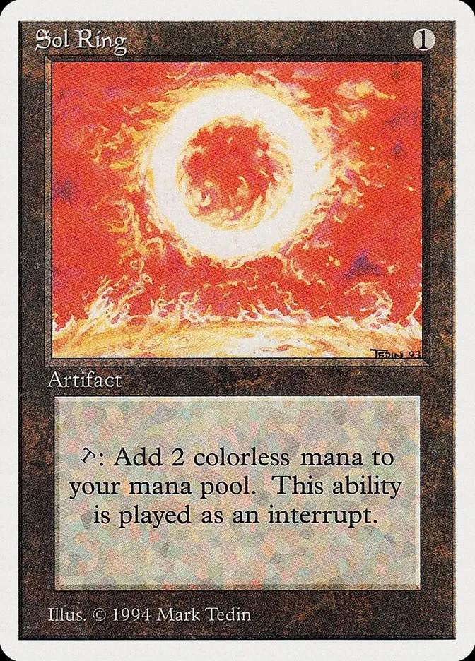 1994 Summer Magic / Edgar Sol Ring uncommon #274 uncommon card image