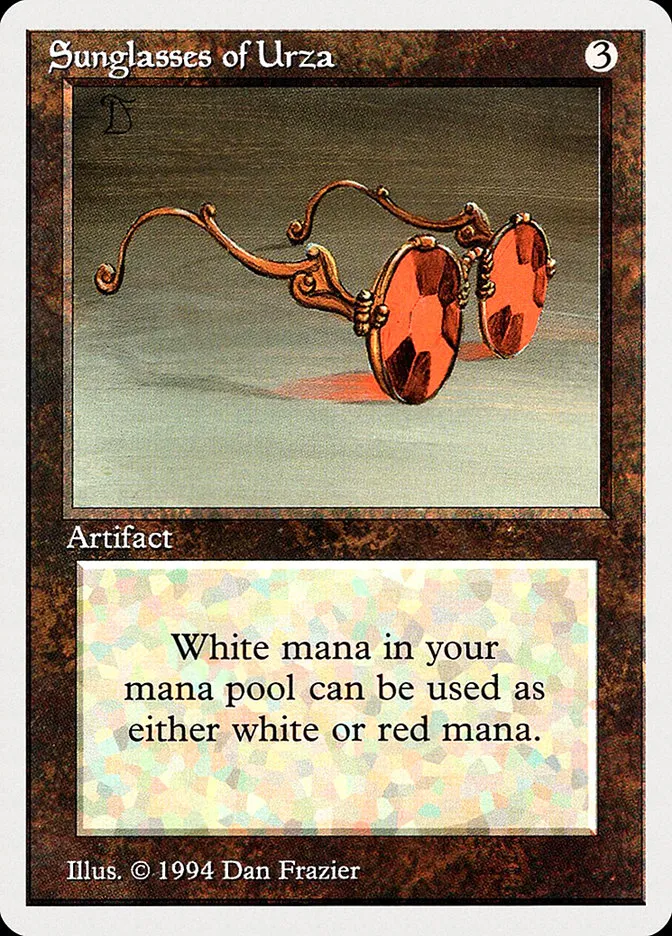 1994 Summer Magic / Edgar Sunglasses of Urza rare #276 rare card image