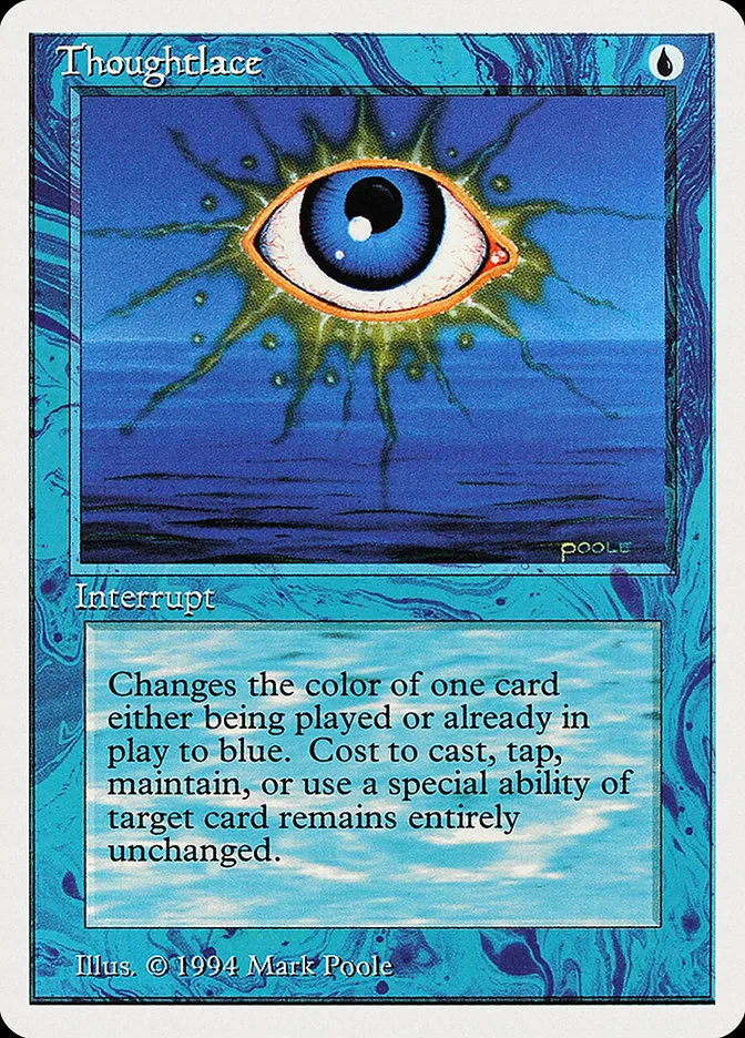 1994 Summer Magic / Edgar Thoughtlace rare #85 rare card image