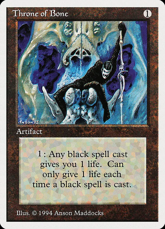 1994 Summer Magic / Edgar Throne of Bone uncommon #279 uncommon card image