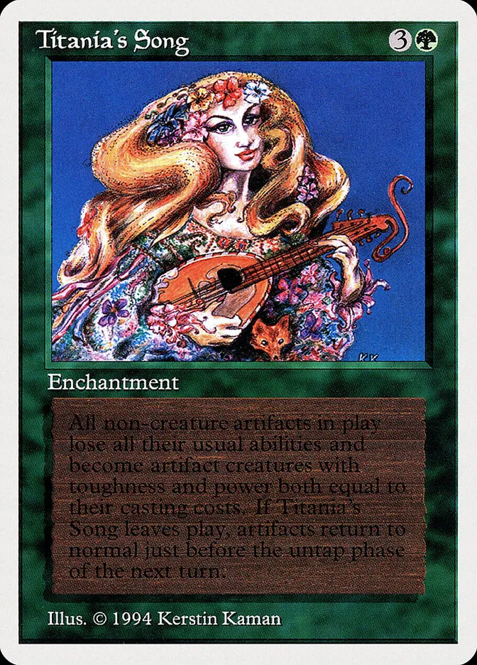 1994 Summer Magic / Edgar Titania's Song rare #220 rare card image