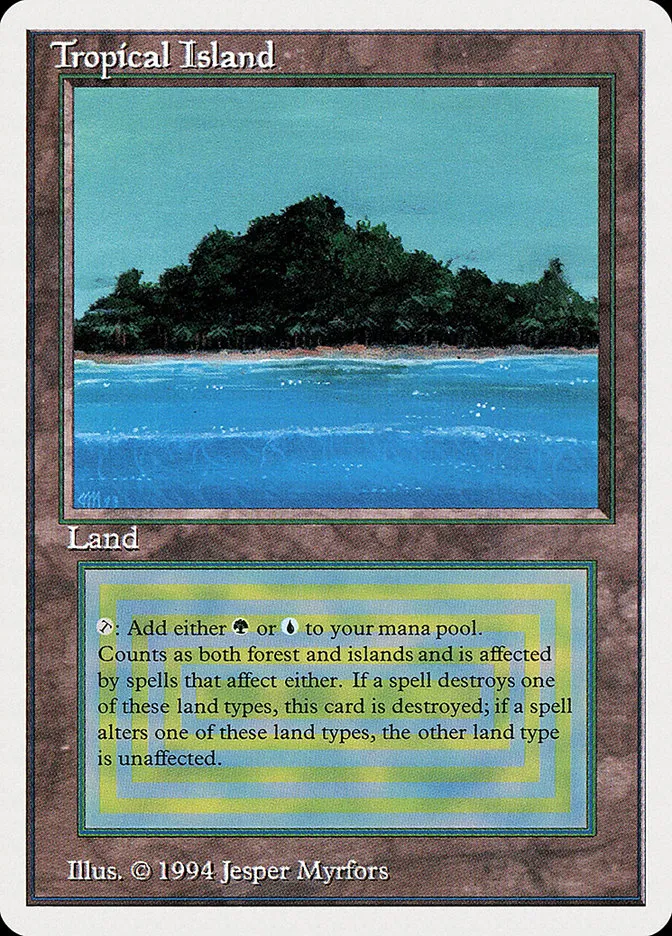 1994 Summer Magic / Edgar Tropical Island rare #288 rare card image