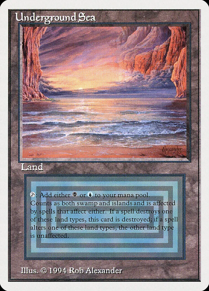 1994 Summer Magic / Edgar Underground Sea rare #290 rare card image