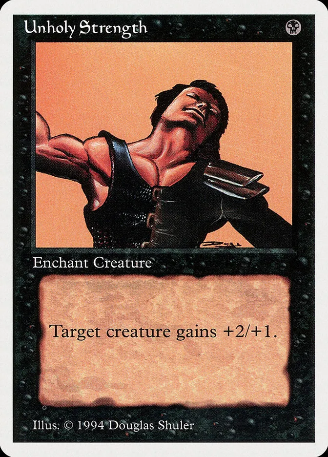 1994 Summer Magic / Edgar Unholy Strength common #133 common card image