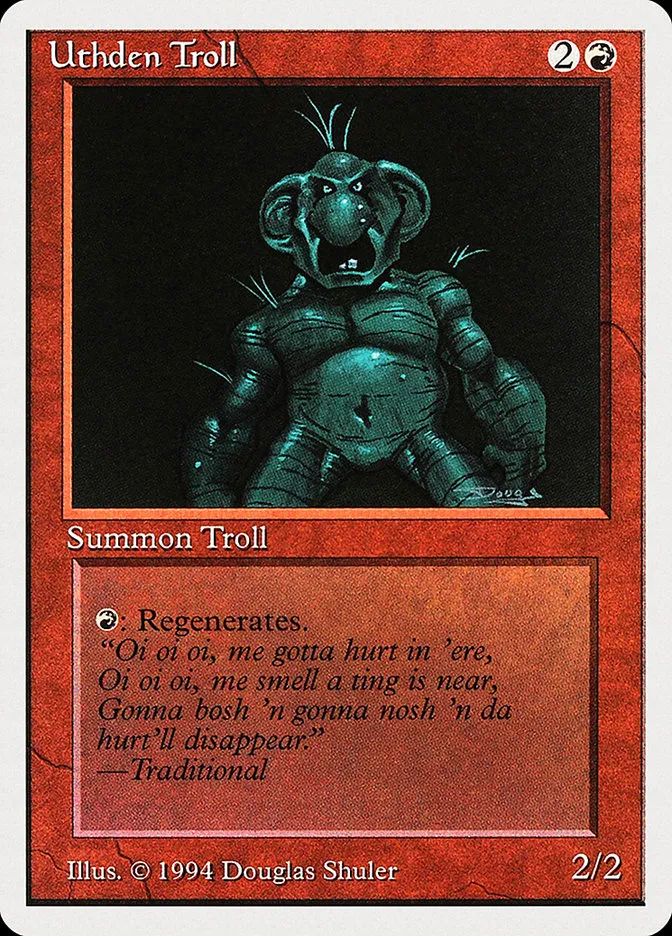 1994 Summer Magic / Edgar Uthden Troll uncommon #182 uncommon card image