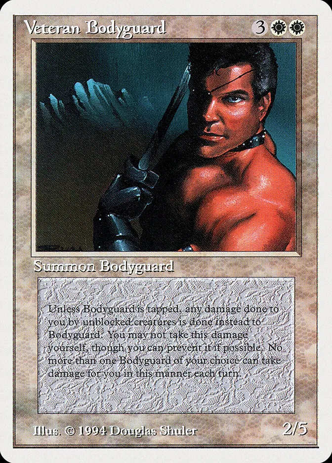 1994 Summer Magic / Edgar Veteran Bodyguard rare #42 rare card image