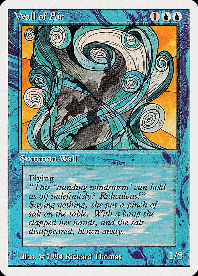 1994 Summer Magic / Edgar Wall of Air uncommon #90 uncommon card image