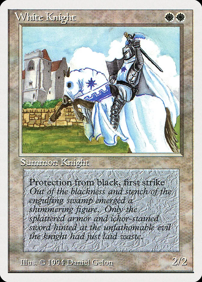 1994 Summer Magic / Edgar White Knight uncommon #44 uncommon card image