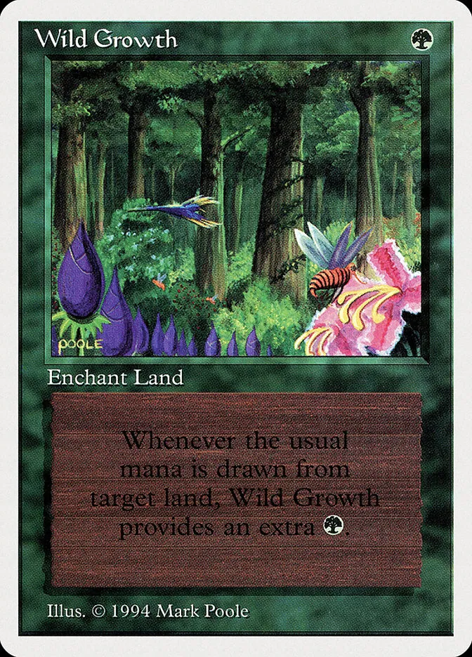 1994 Summer Magic / Edgar Wild Growth common #230 common card image