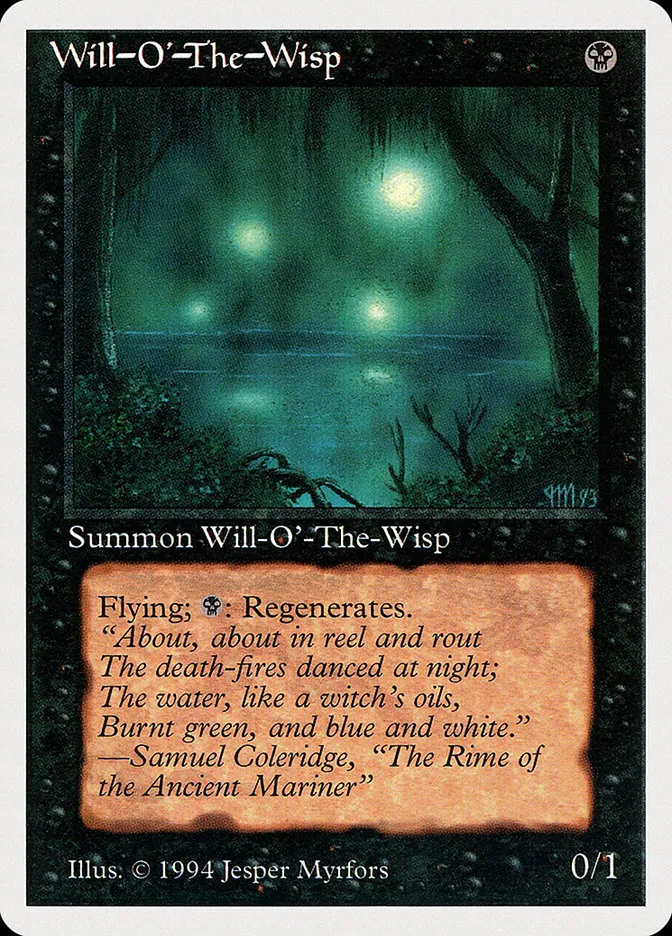 1994 Summer Magic / Edgar Will-o'-the-Wisp rare #137 rare card image