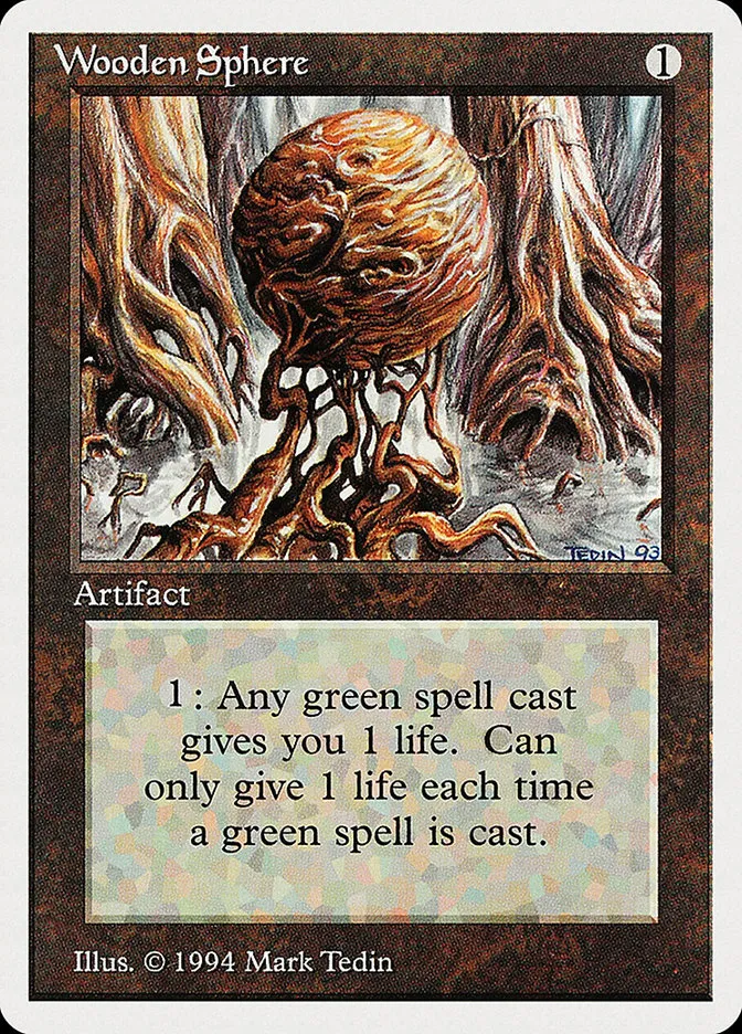 1994 Summer Magic / Edgar Wooden Sphere uncommon #281 uncommon card image