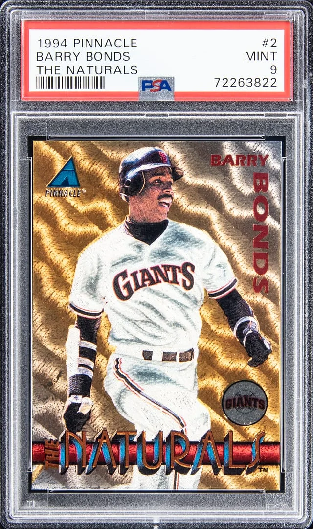 1994 Pinnacle Barry Bonds The Naturals #2 card image