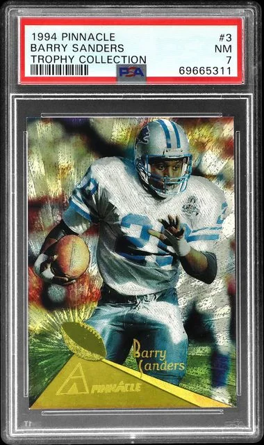 1994 Pinnacle Barry Sanders Trophy Collection #3 card image