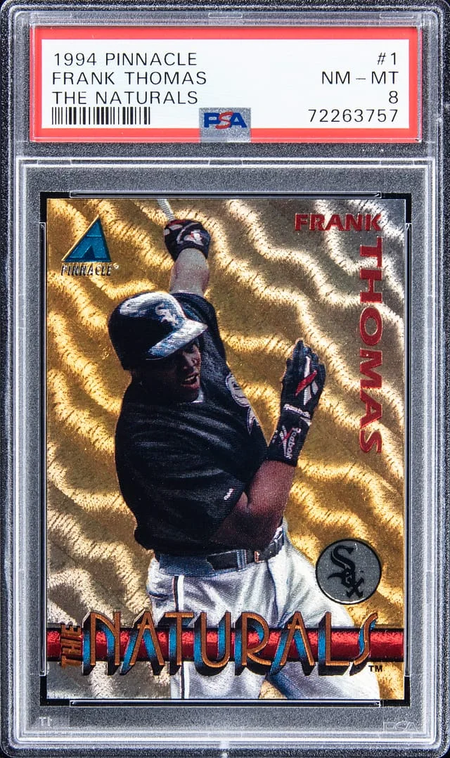 1994 Pinnacle Frank Thomas The Naturals #1 card image