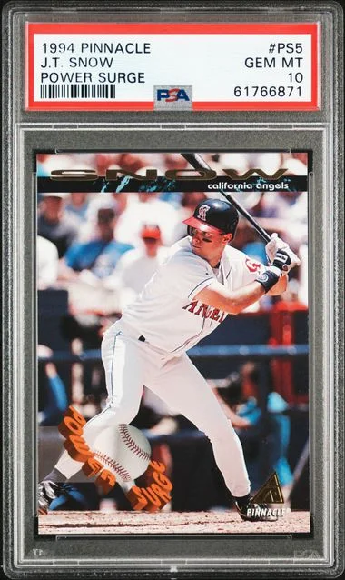 1994 Pinnacle J.T. Snow Power Surge #PS5 card image