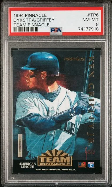 1994 Pinnacle Lenny Dykstra/Ken Griffey Jr. Team Pinnacle #TP6 card image