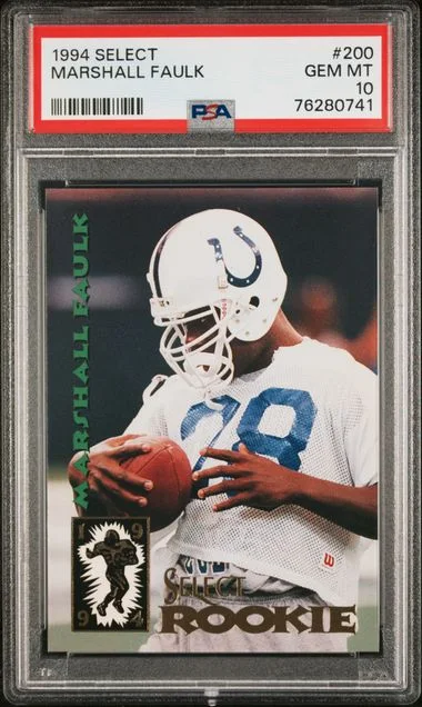 1994 Pinnacle Marshall Faulk Select #200 card image