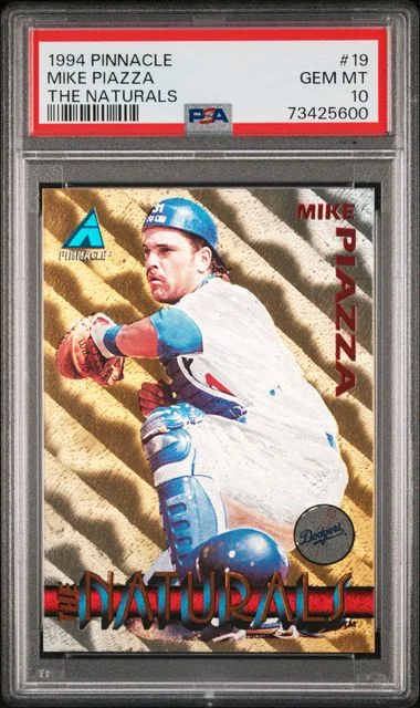 1994 Pinnacle Mike Piazza The Naturals #19 card image