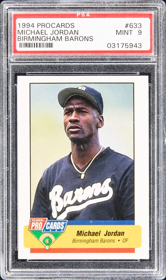 1994 Procards Birmingham Barons Michael Jordan #633 card image