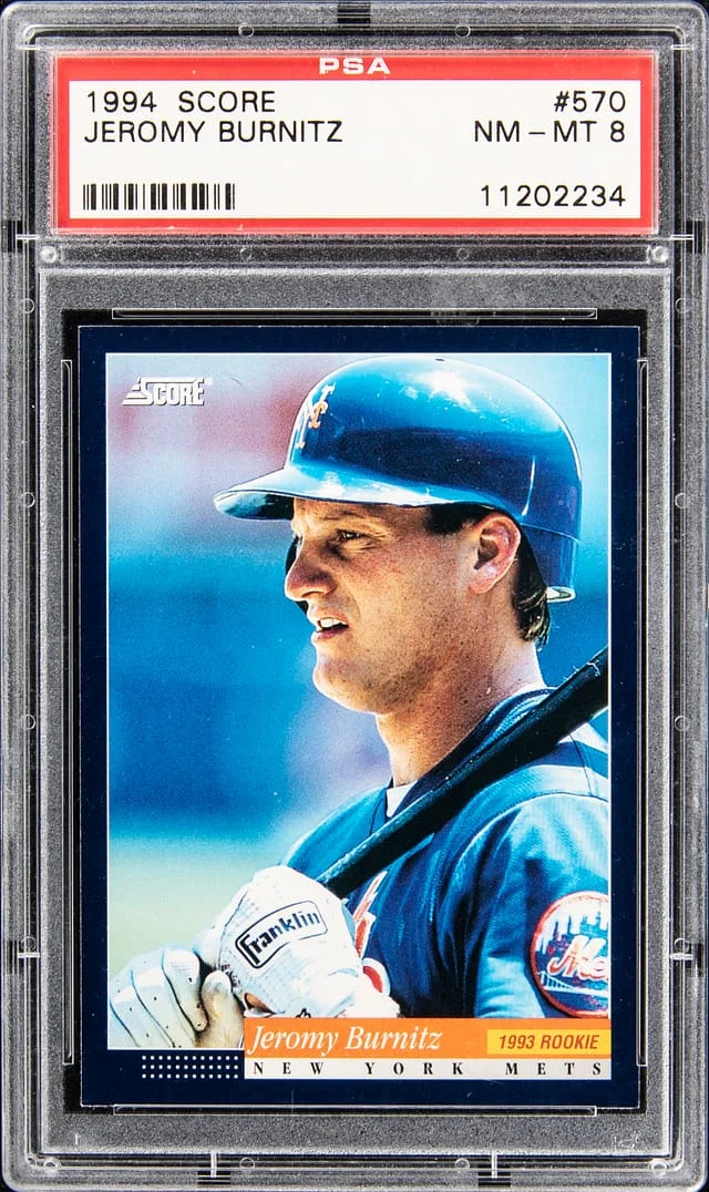1994 Score Jeromy Burnitz #570 card image