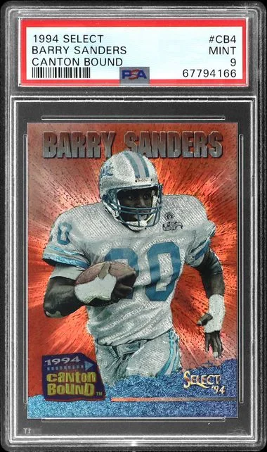 1994 Select Barry Sanders Canton Bound Canton Bound #CB4 card image