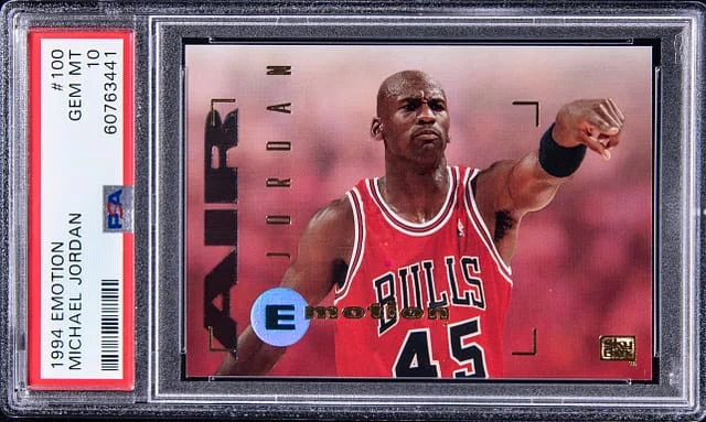 1994 SkyBox Emotion Michael Jordan #100 card image