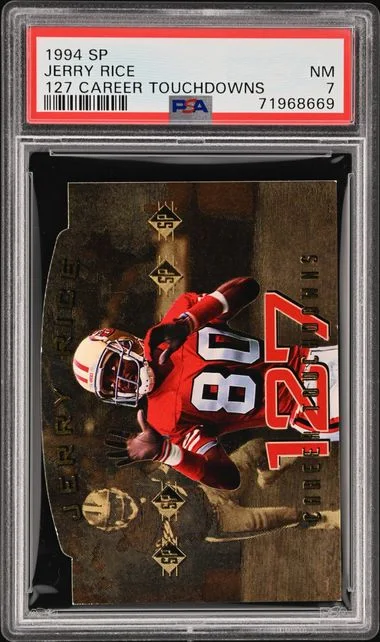 1994 Sp Career Touchdowns Jerry Rice #127 card image