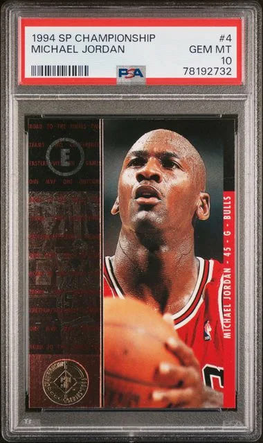 1994 SP Championship Michael Jordan #4 card image