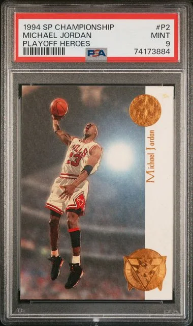 1994 SP Championship Playoff Heroes Michael Jordan #P2 card image