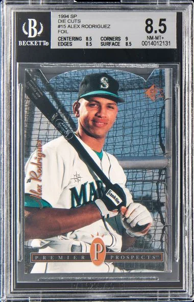 1994 SP Die Cut - Foil Alex Rodriguez #15 card image
