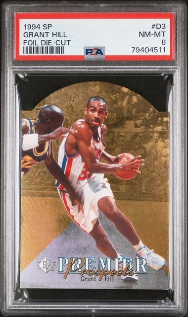 1994 SP Foil Die-Cut Grant Hill #D3 card image