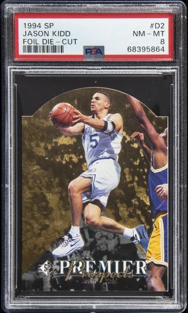 1994 SP Foil Die-Cut Jason Kidd #D2 card image