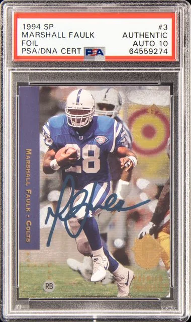 1994 SP Foil Marshall Faulk #3 card image
