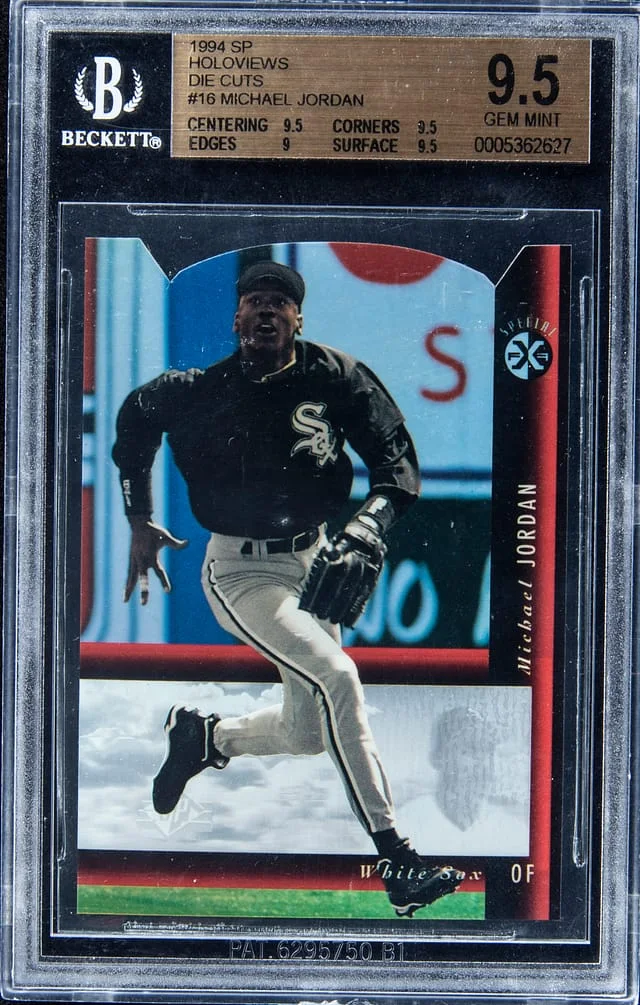 1994 SP Holoviews - Die Cuts Michael Jordan #16 card image