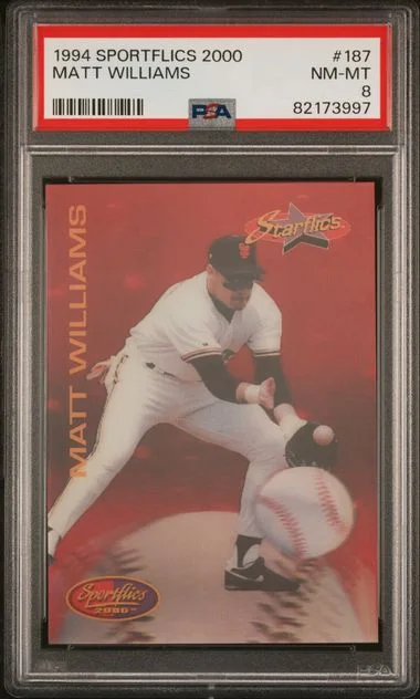 1994 Sportflics 2000 Matt Williams #187 card image