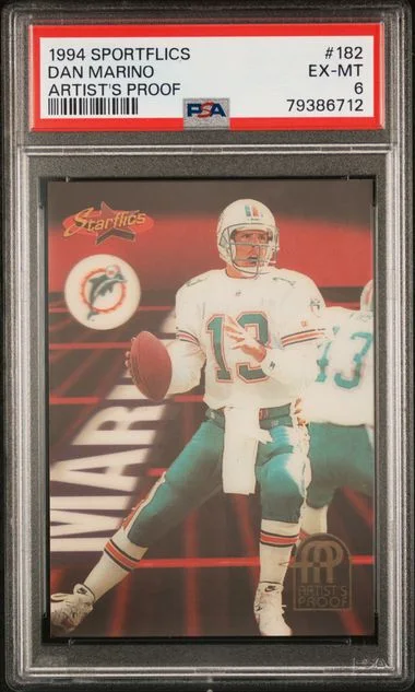 1994 Sportflics Artist's Proof Dan Marino #182 card image