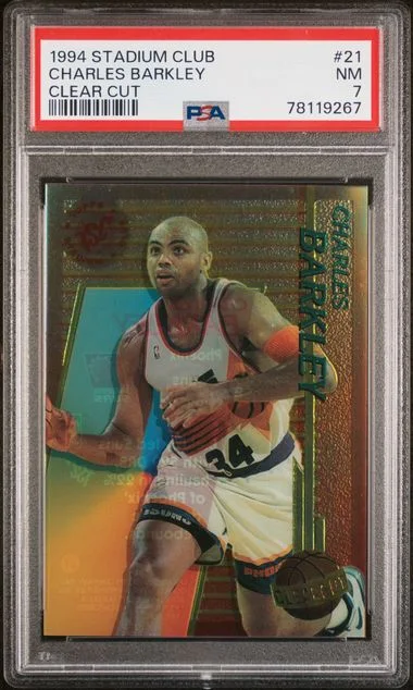 1994 Stadium Club Charles Barkley Clear Cut #21 card image