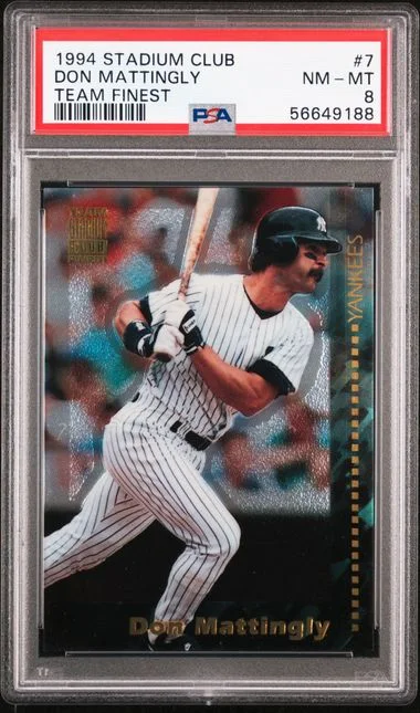1994 Stadium Club Don Mattingly Team Finest #7 card image