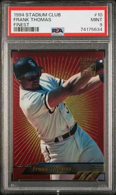 1994 Stadium Club Frank Thomas Finest #10 card image