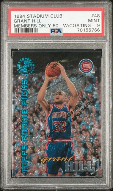 1994 Stadium Club Grant Hill Members Only 50 W/Coating #48 card image