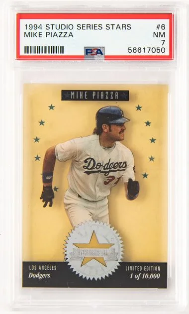 1994 Studio Series Stars Mike Piazza #6 card image