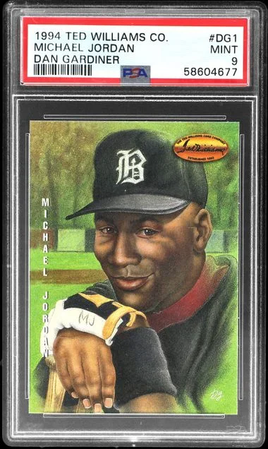 1994 Ted Williams Co. Dan Gardiner Michael Jordan #DG1 card image