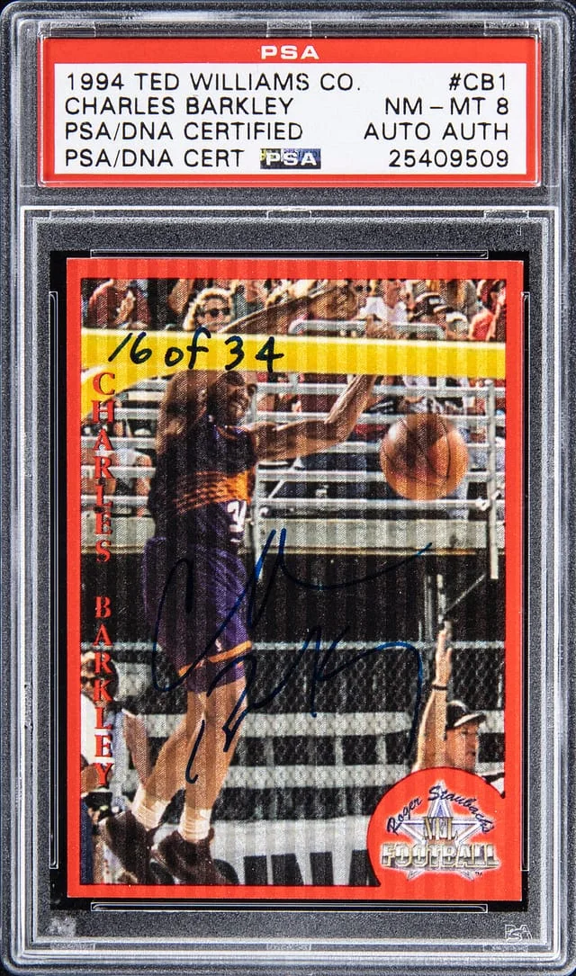 1994 Ted Williams Company Charles Barkley #CB1 card image