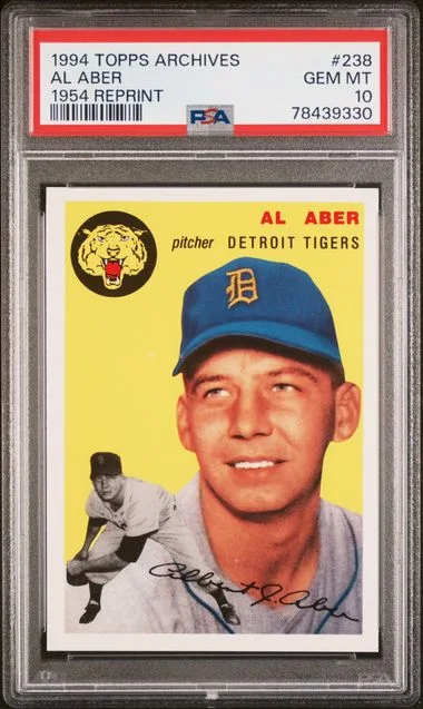 1994 Topps Archives Al Aber 1954 Reprint #238 card image
