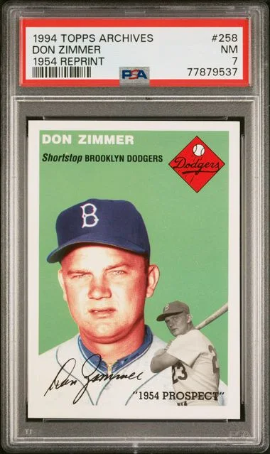 1994 Topps Archives Don Zimmer 1954 Reprint #258 card image