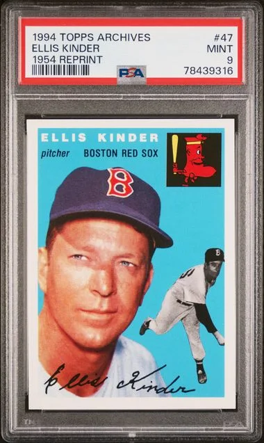 1994 Topps Archives Ellis Kinder 1954 Reprint #47 card image