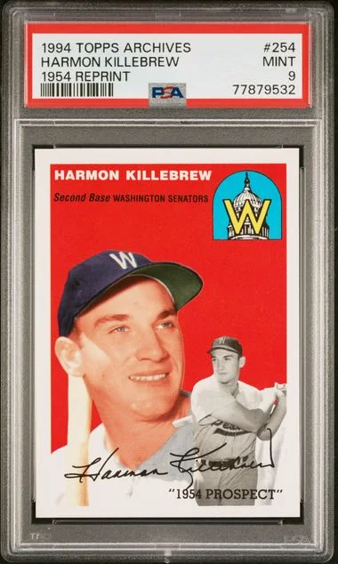 1994 Topps Archives Harmon Killebrew 1954 Reprint #254 card image