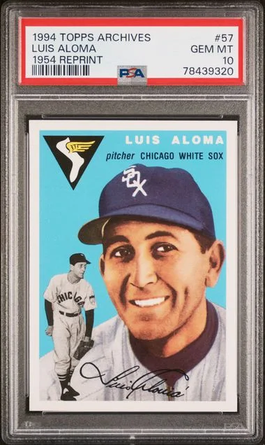 1994 Topps Archives Luis Aloma 1954 Reprint #57 card image