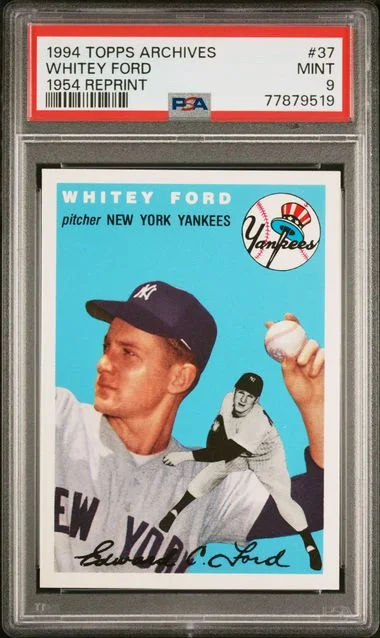 1994 Topps Archives Whitey Ford 1954 Reprint #37 card image