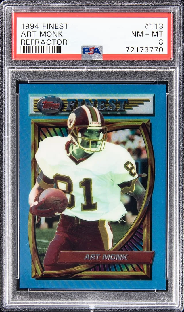 1994 Topps Finest Art Monk Refractor #113 card image
